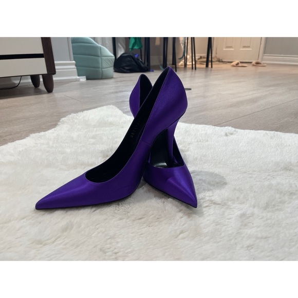 Ysl Marylin 110mm satin pumps - Picture 3 of 8